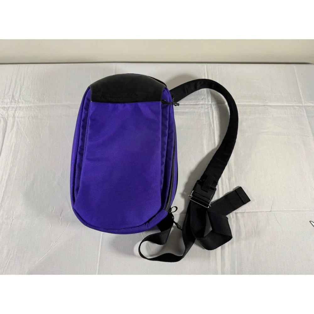 NZXT x Nomatic Limited Edition Sling Bag Purple Black Tech Crossbody Travel Pack